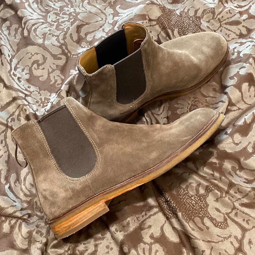 Clarks Suede Chelsea Boots